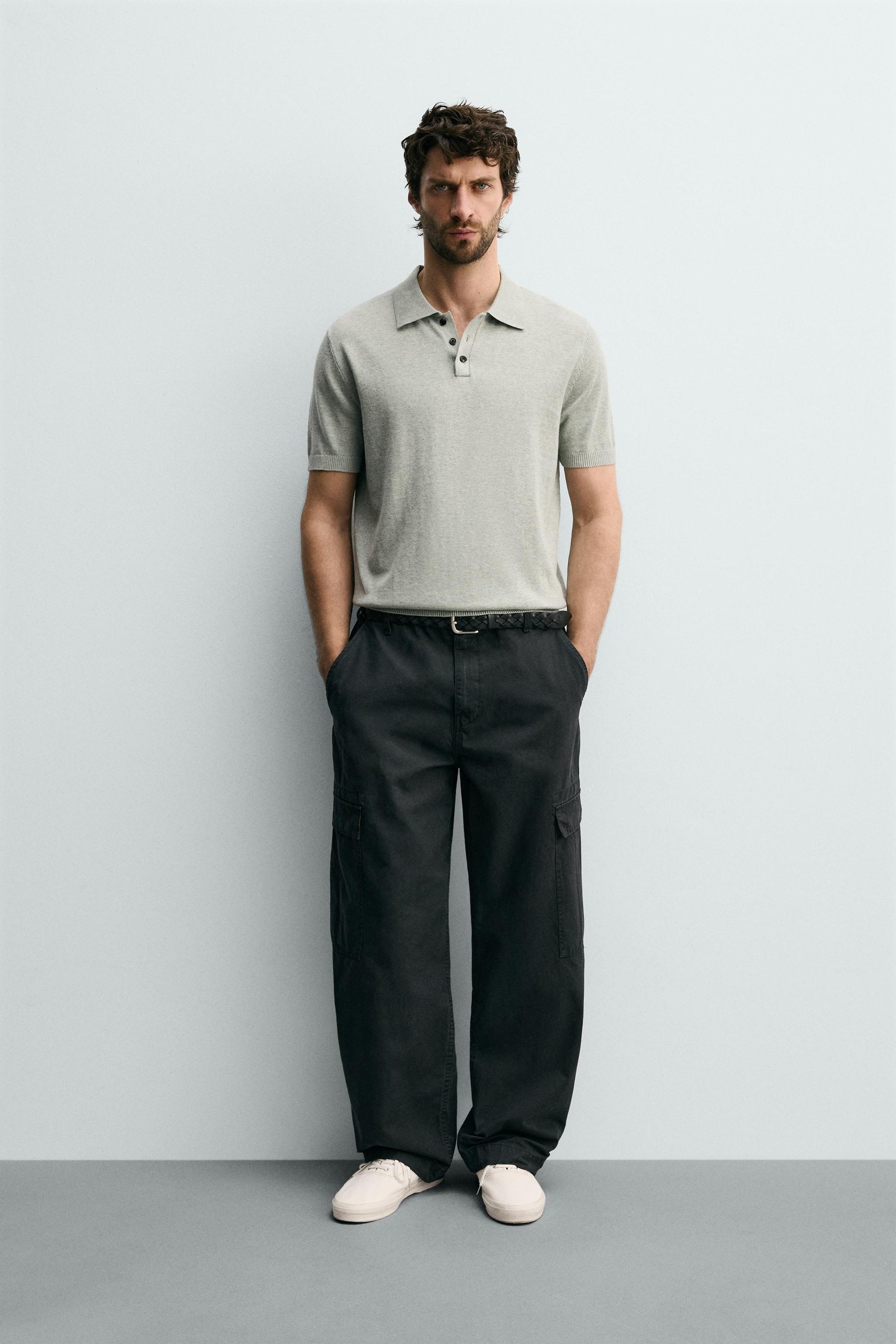 POLO EM MALHA REGULAR FIT ESTRUTURADO
