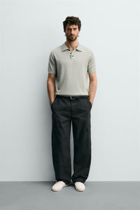 POLO EM MALHA REGULAR FIT ESTRUTURADO