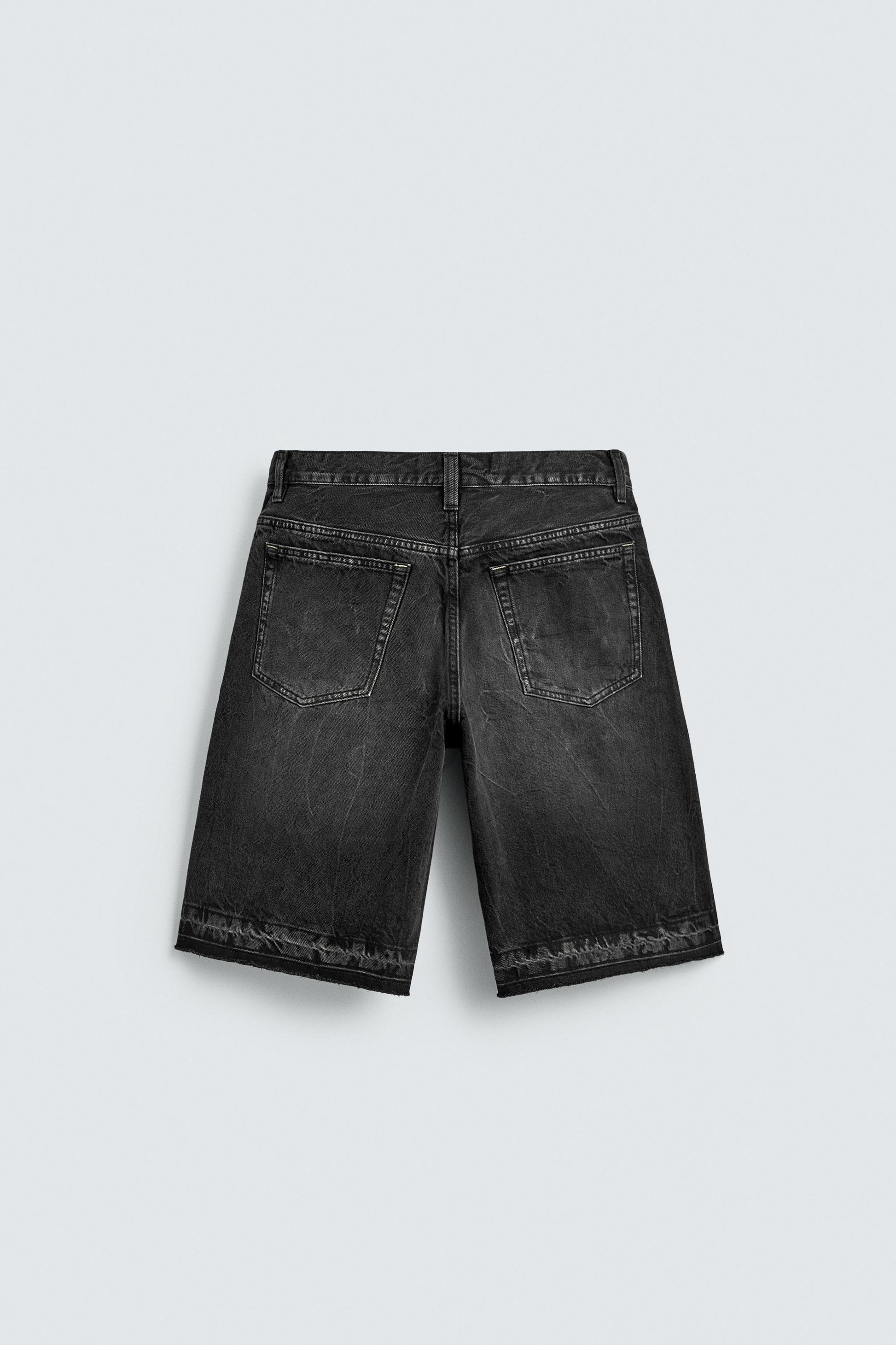 CALÇÕES BERMUDA DENIM RELAXED FIT