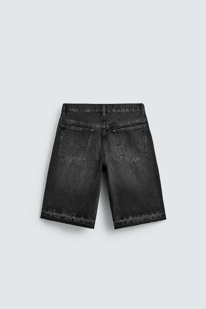 CALÇÕES BERMUDA DENIM RELAXED FIT