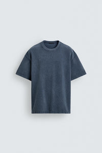T-SHIRT LAVADA EFEITO DE WAFFLE