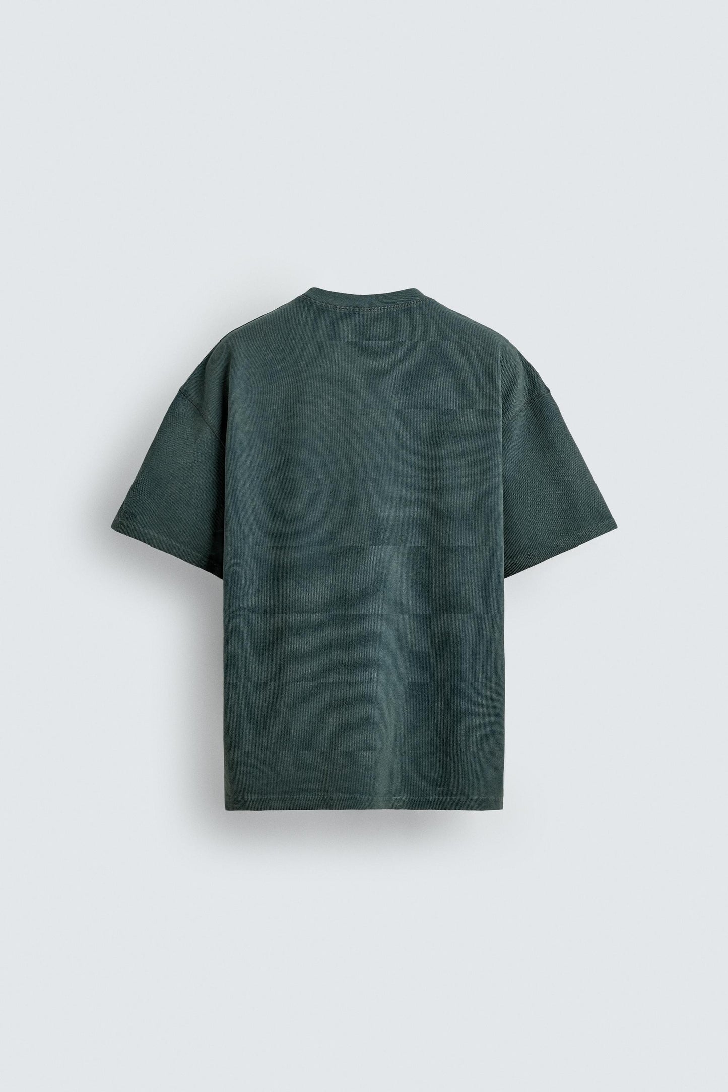 T-SHIRT LAVADA EFEITO DE WAFFLE