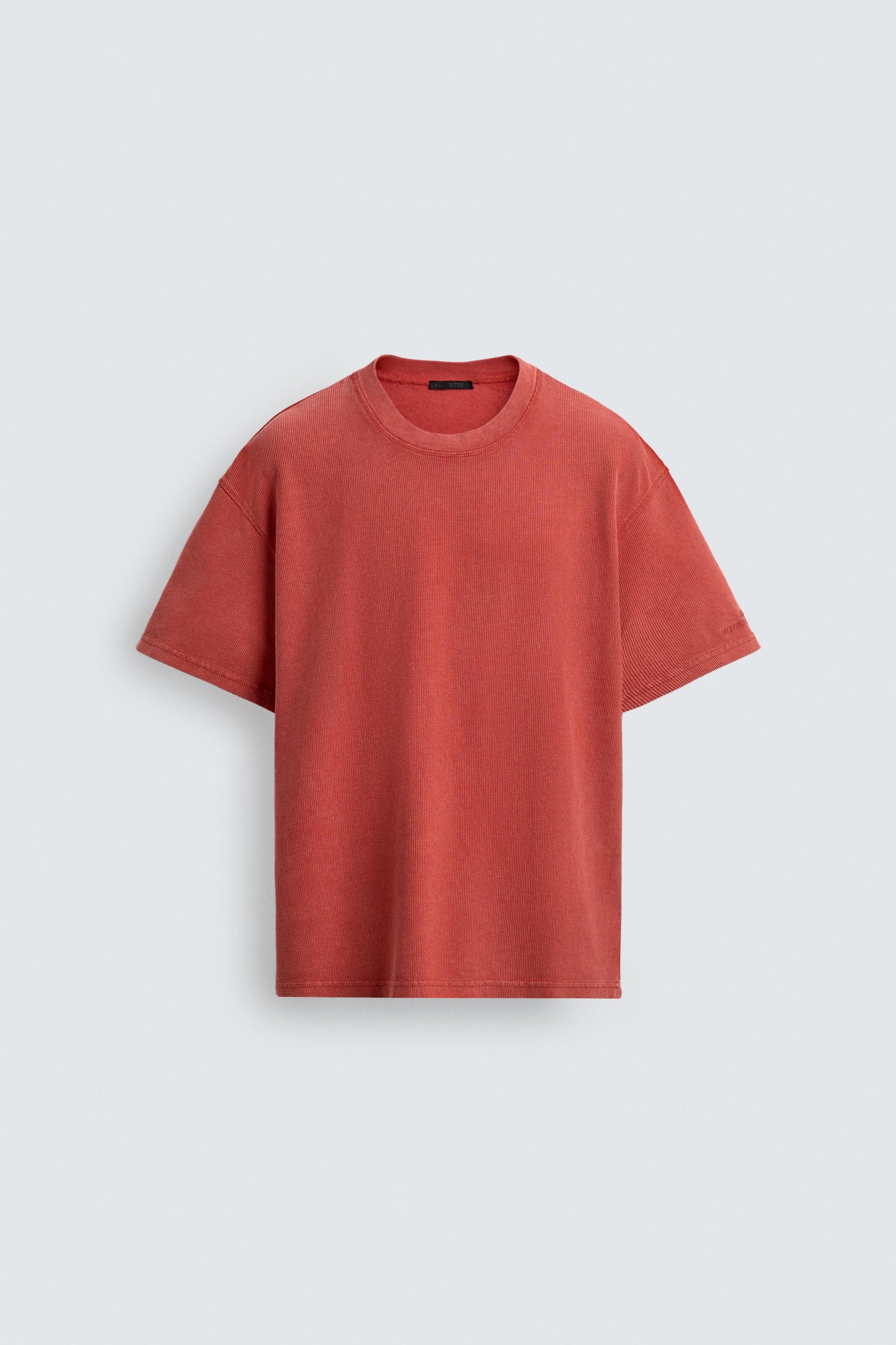T-SHIRT LAVADA EFEITO DE WAFFLE