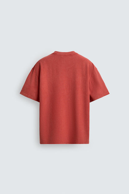 T-SHIRT LAVADA EFEITO DE WAFFLE