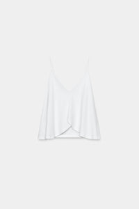 TOP COM FOLHOS SUPIMA® - Branco