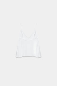 TOP COM FOLHOS SUPIMA® - Branco
