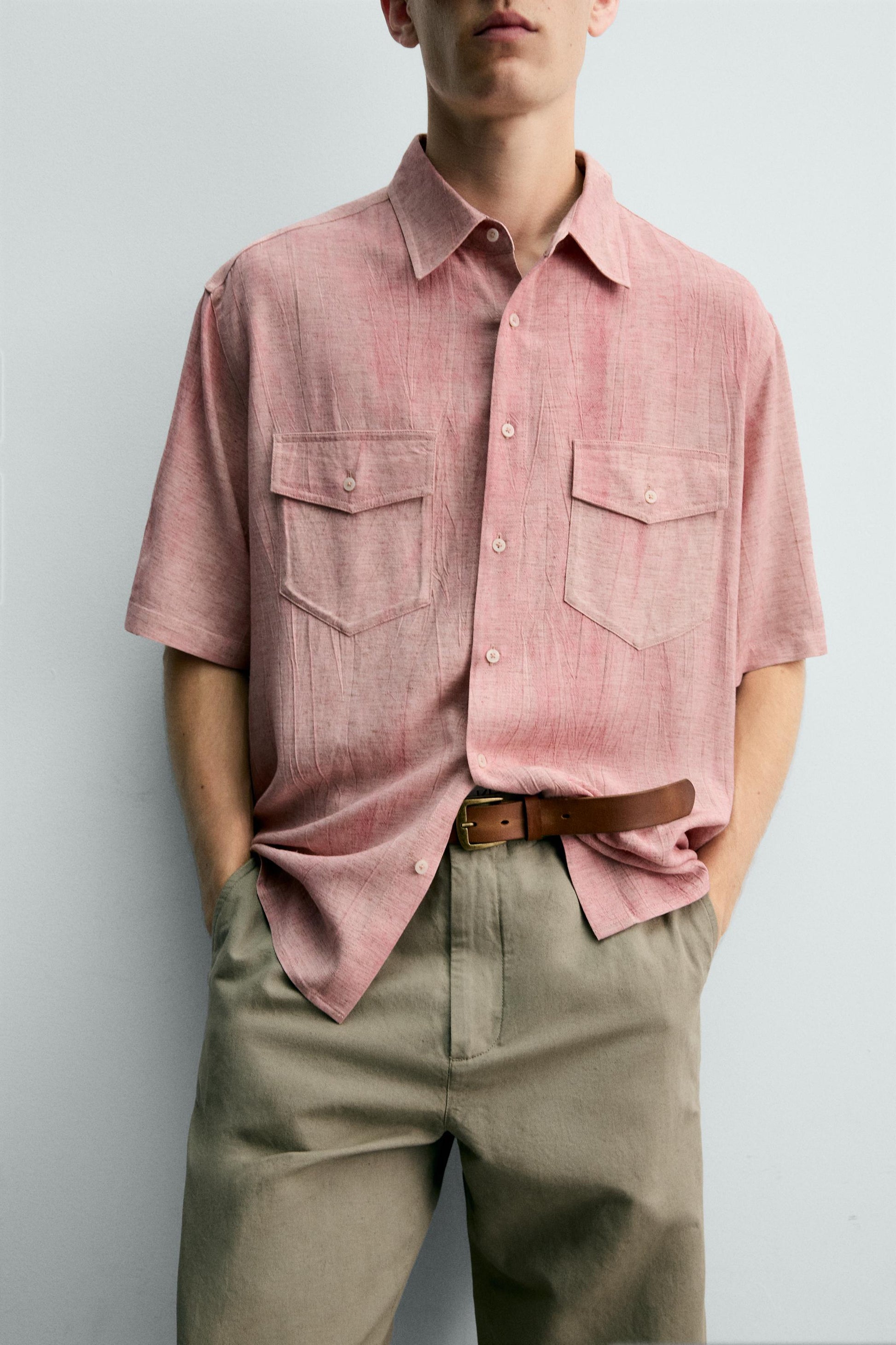 CAMISA RELAXED FIT EFEITO LAVADO