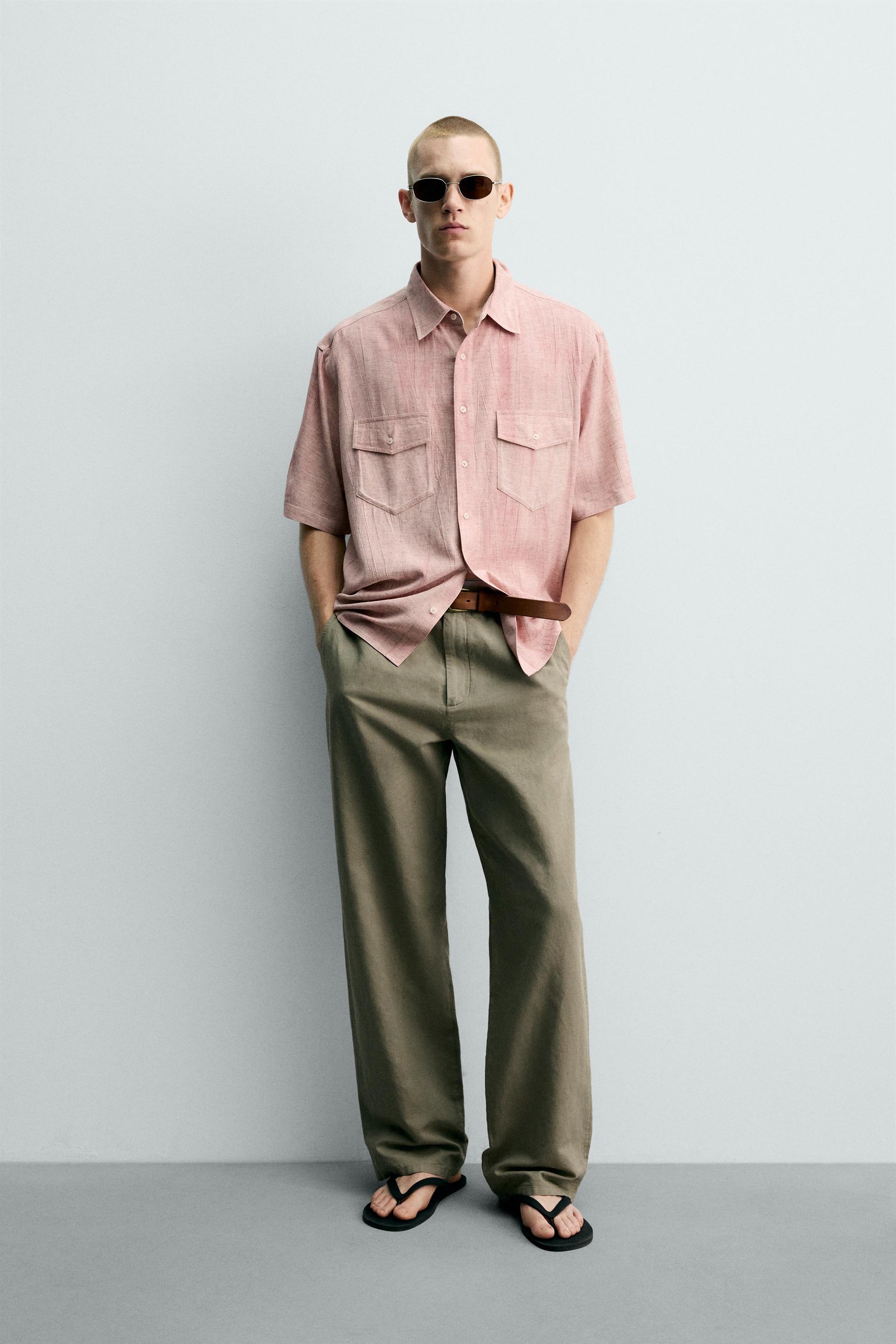 CAMISA RELAXED FIT EFEITO LAVADO