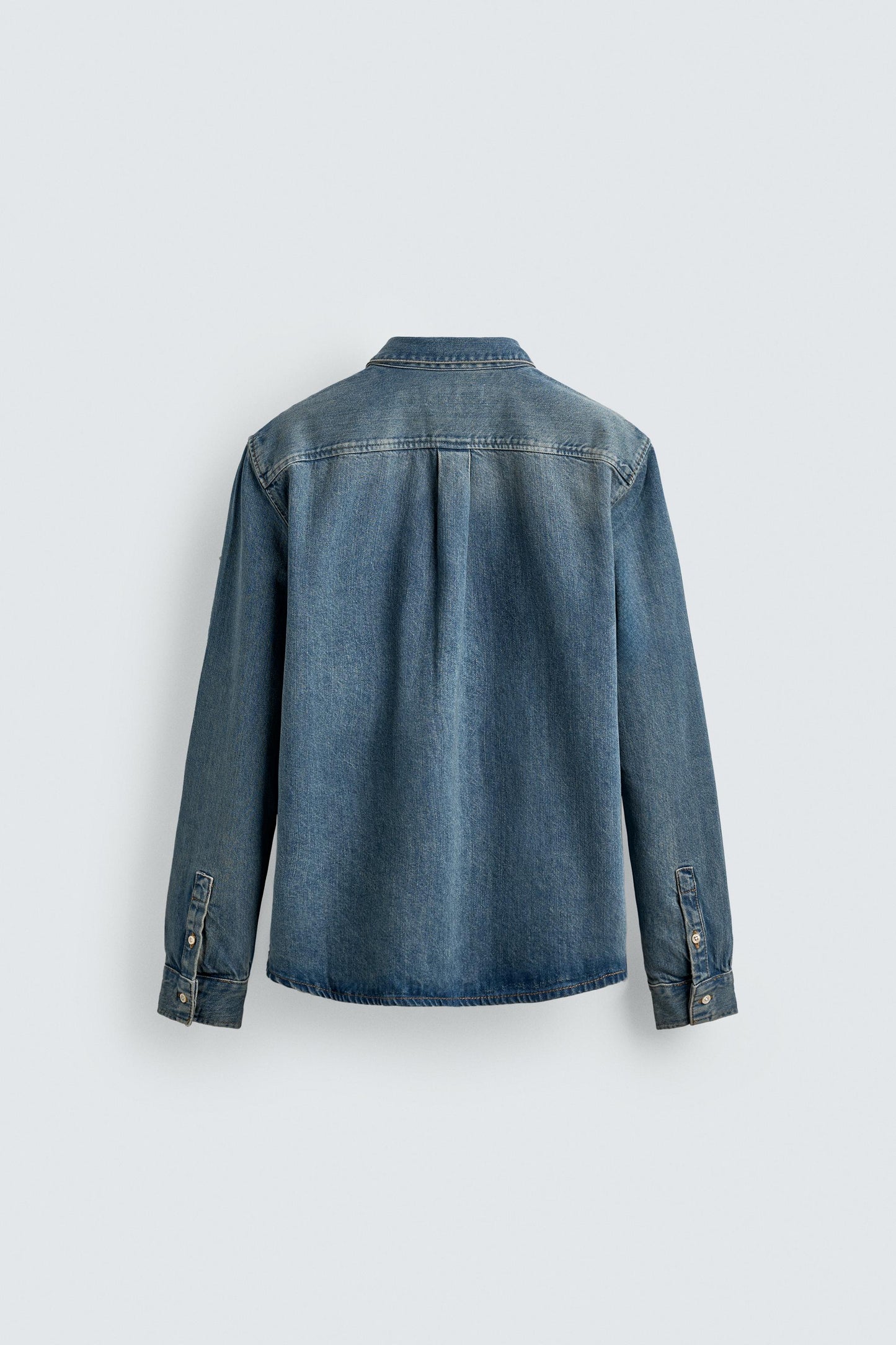 CAMISA COMPRIDA DE DENIM ALGODÃO - LIOCEL