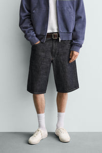CALÇÕES BERMUDA DENIM BAGGY FIT