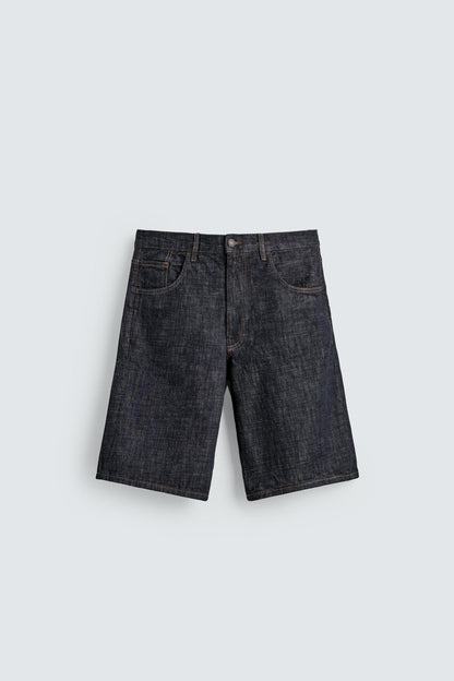 CALÇÕES BERMUDA DENIM BAGGY FIT