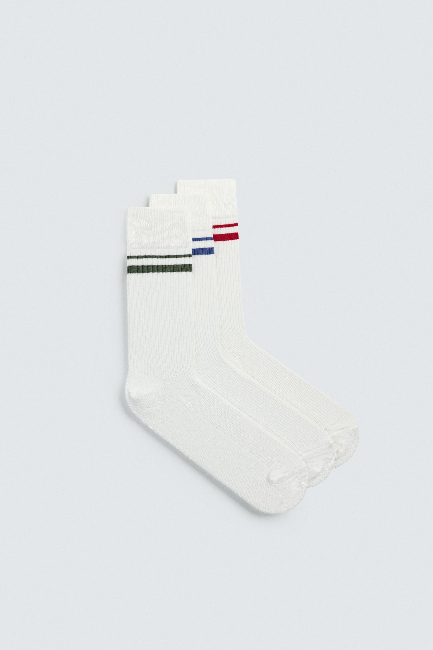PACK DE 3 PARES DE MEIAS COM FAIXA