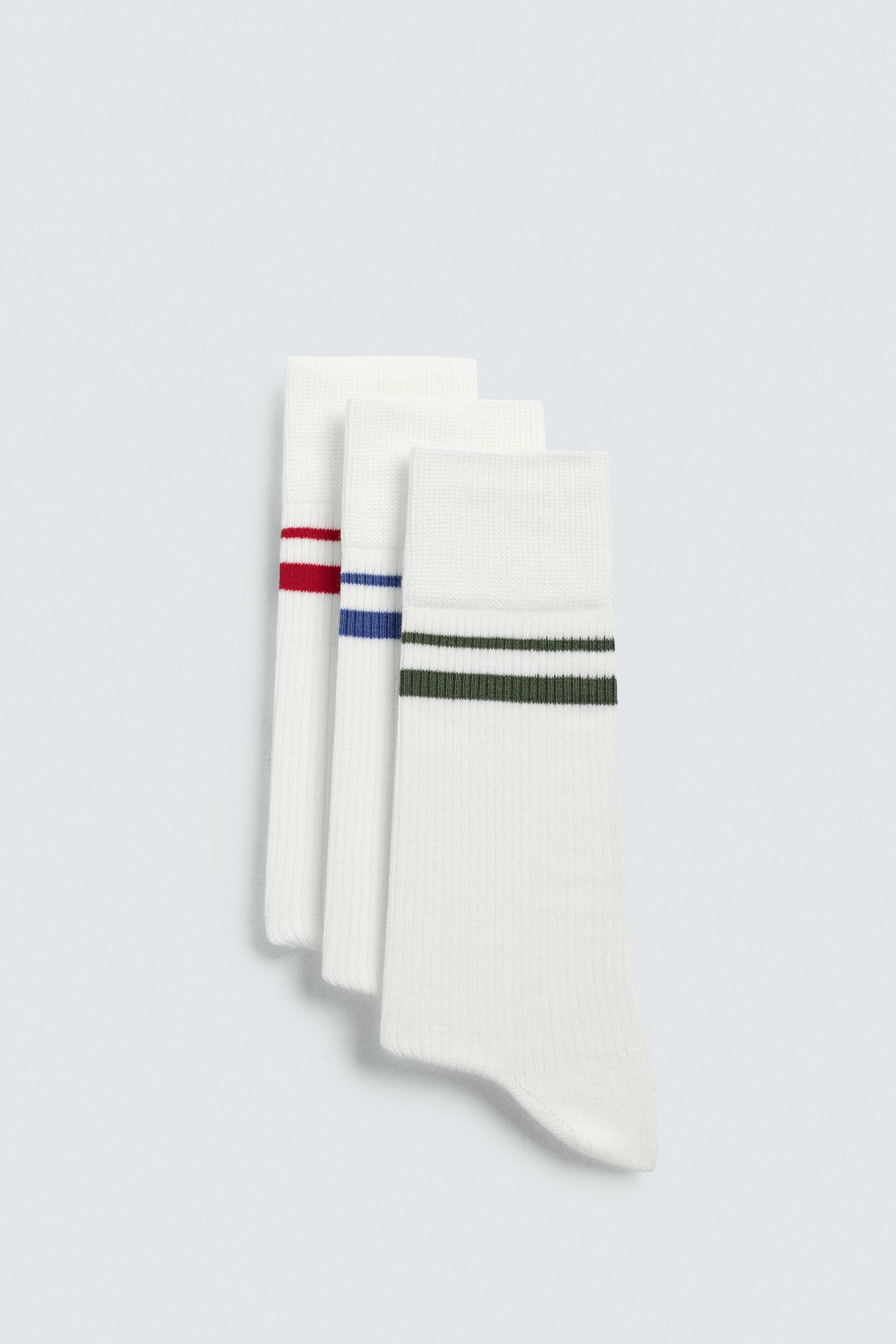 PACK DE 3 PARES DE MEIAS COM FAIXA
