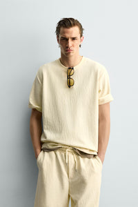T-SHIRT RELAXED FIT ESTRUTURADA