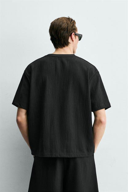 T-SHIRT RELAXED FIT ESTRUTURADA