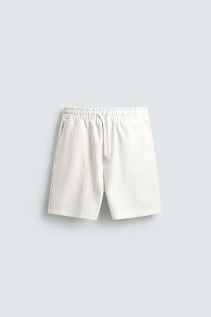 CALÇÕES BERMUDA JOGGER COM ESTRUTURA
