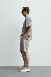 CALÇÕES BERMUDA JOGGER COM ESTRUTURA