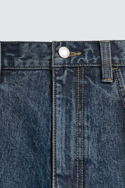 CALÇÕES BERMUDA DENIM BAGGY FIT