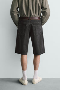 CALÇÕES BERMUDA DENIM BAGGY FIT