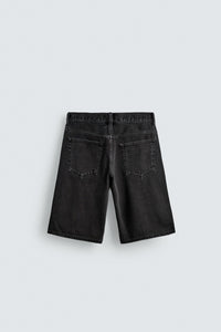 CALÇÕES BERMUDA DENIM BAGGY FIT