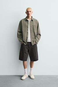 CALÇÕES BERMUDA DENIM BAGGY FIT