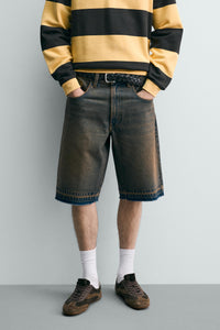 CALÇÕES BERMUDA DENIM RELAXED FIT