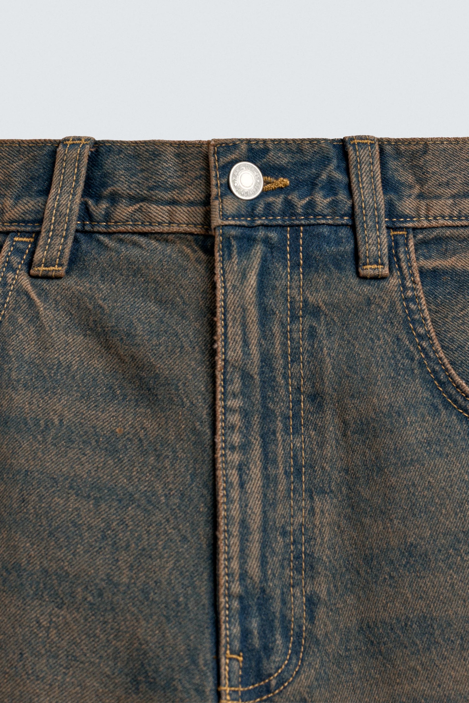 CALÇÕES BERMUDA DENIM RELAXED FIT