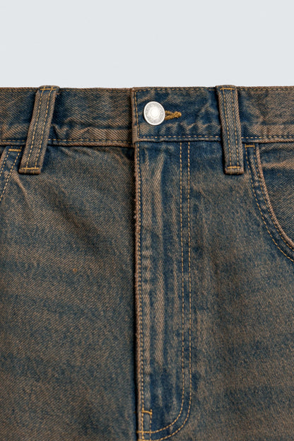 CALÇÕES BERMUDA DENIM RELAXED FIT