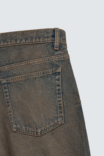 CALÇÕES BERMUDA DENIM RELAXED FIT