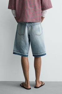 CALÇÕES BERMUDA DENIM RELAXED FIT