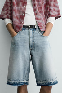 CALÇÕES BERMUDA DENIM RELAXED FIT