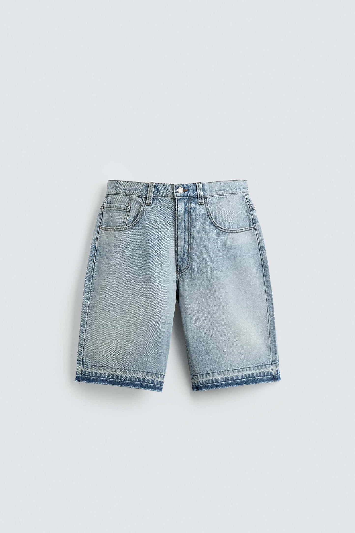 CALÇÕES BERMUDA DENIM RELAXED FIT
