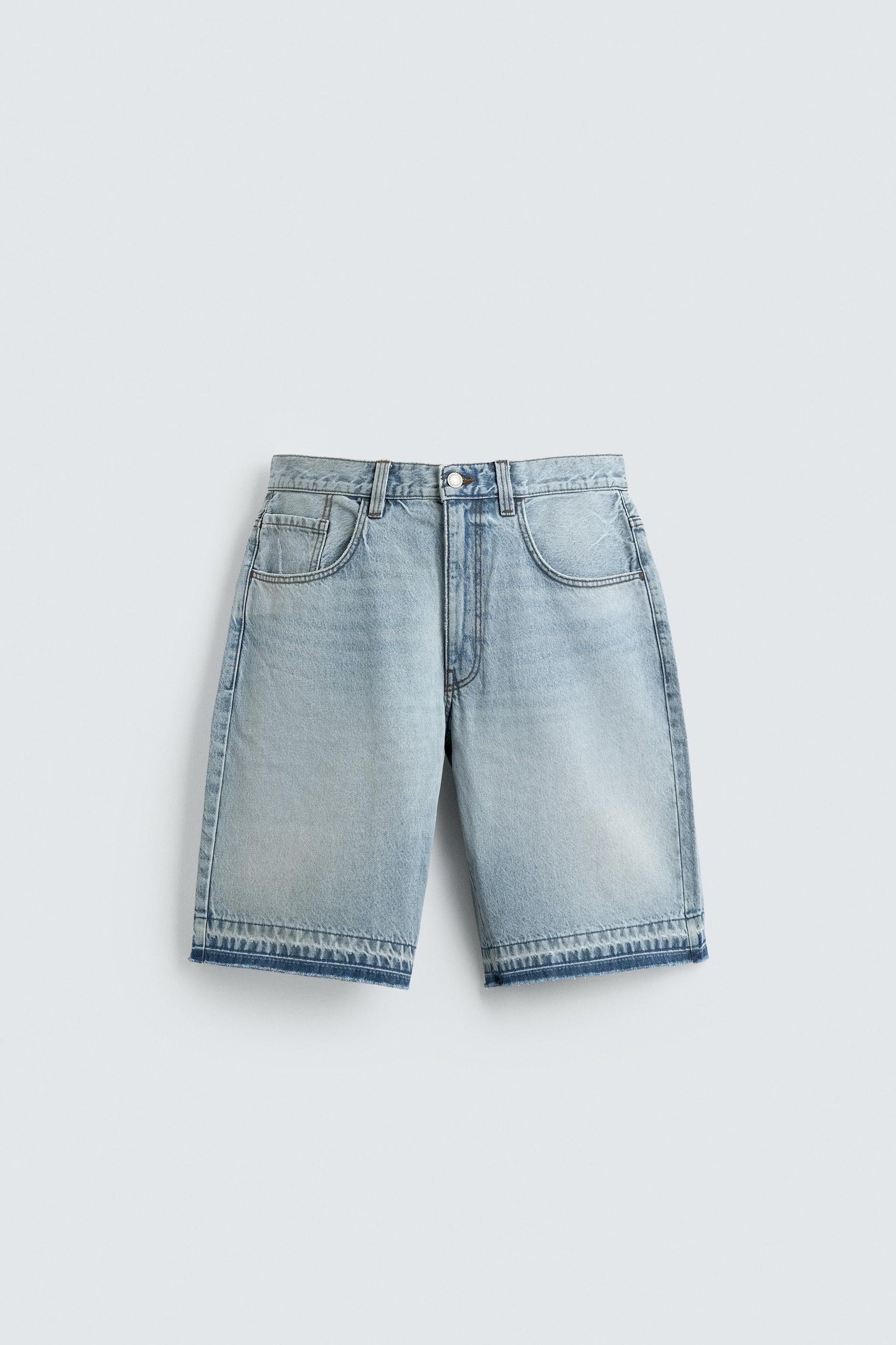 CALÇÕES BERMUDA DENIM RELAXED FIT