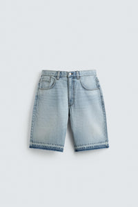 CALÇÕES BERMUDA DENIM RELAXED FIT