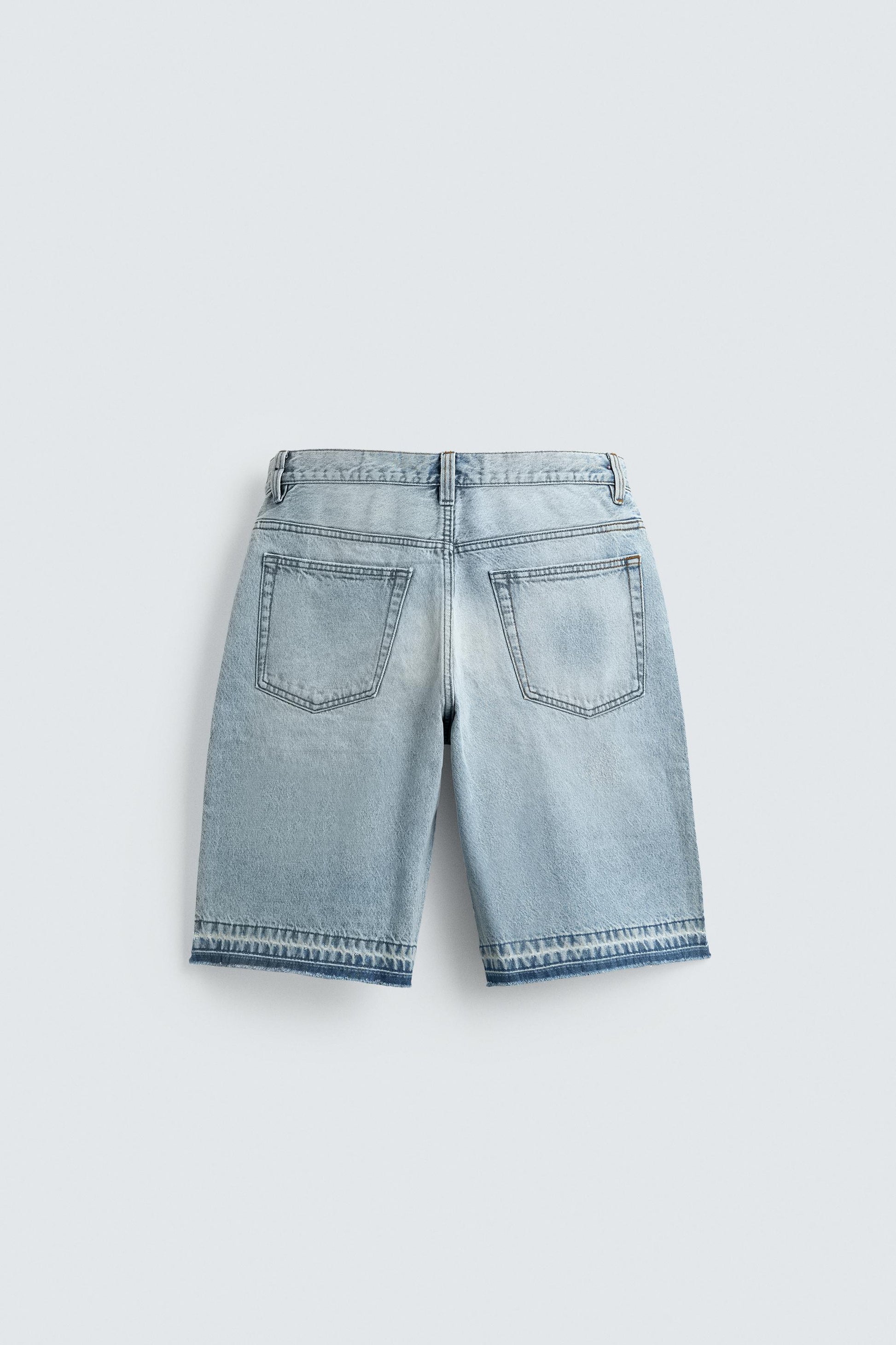 CALÇÕES BERMUDA DENIM RELAXED FIT