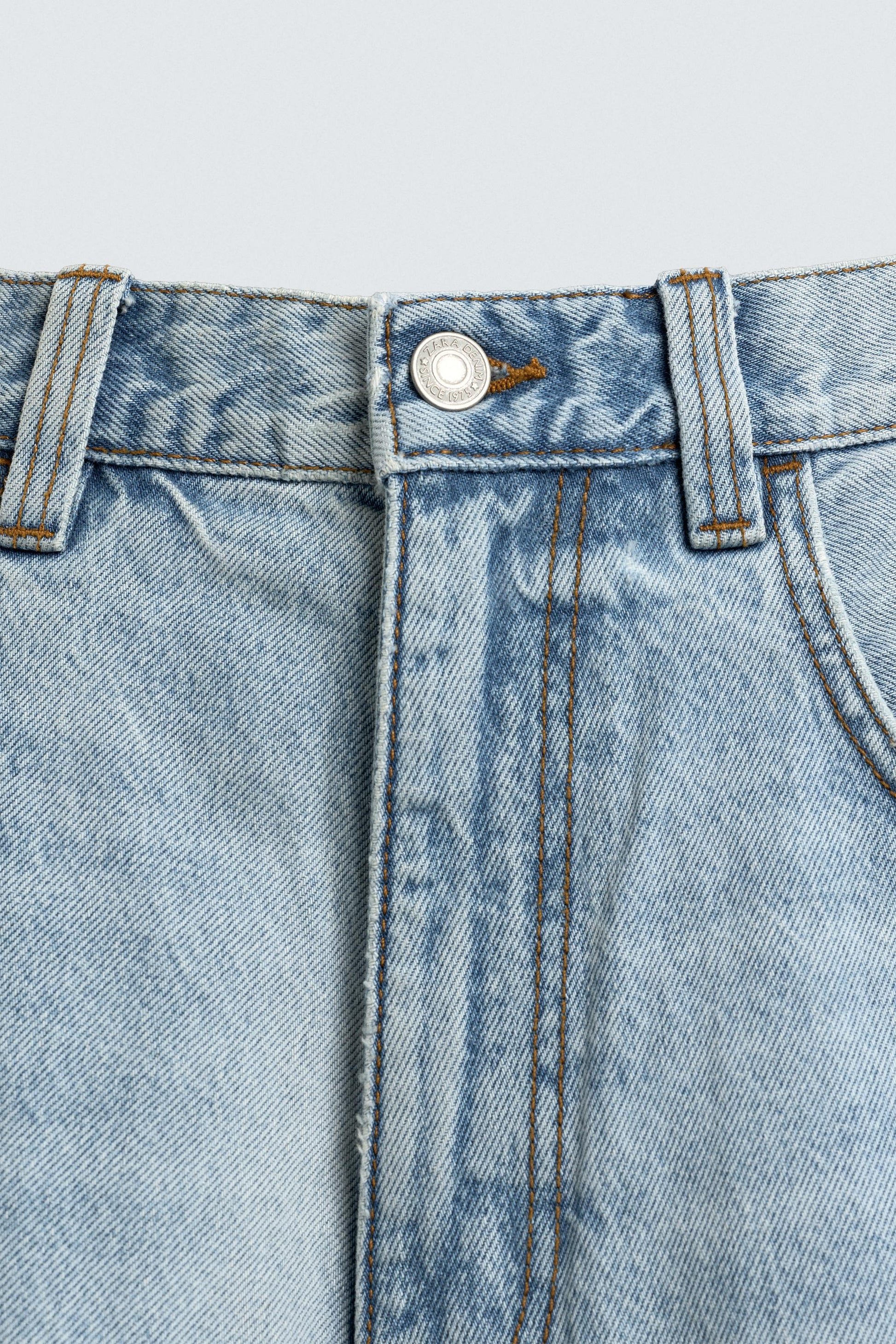CALÇÕES BERMUDA DENIM RELAXED FIT