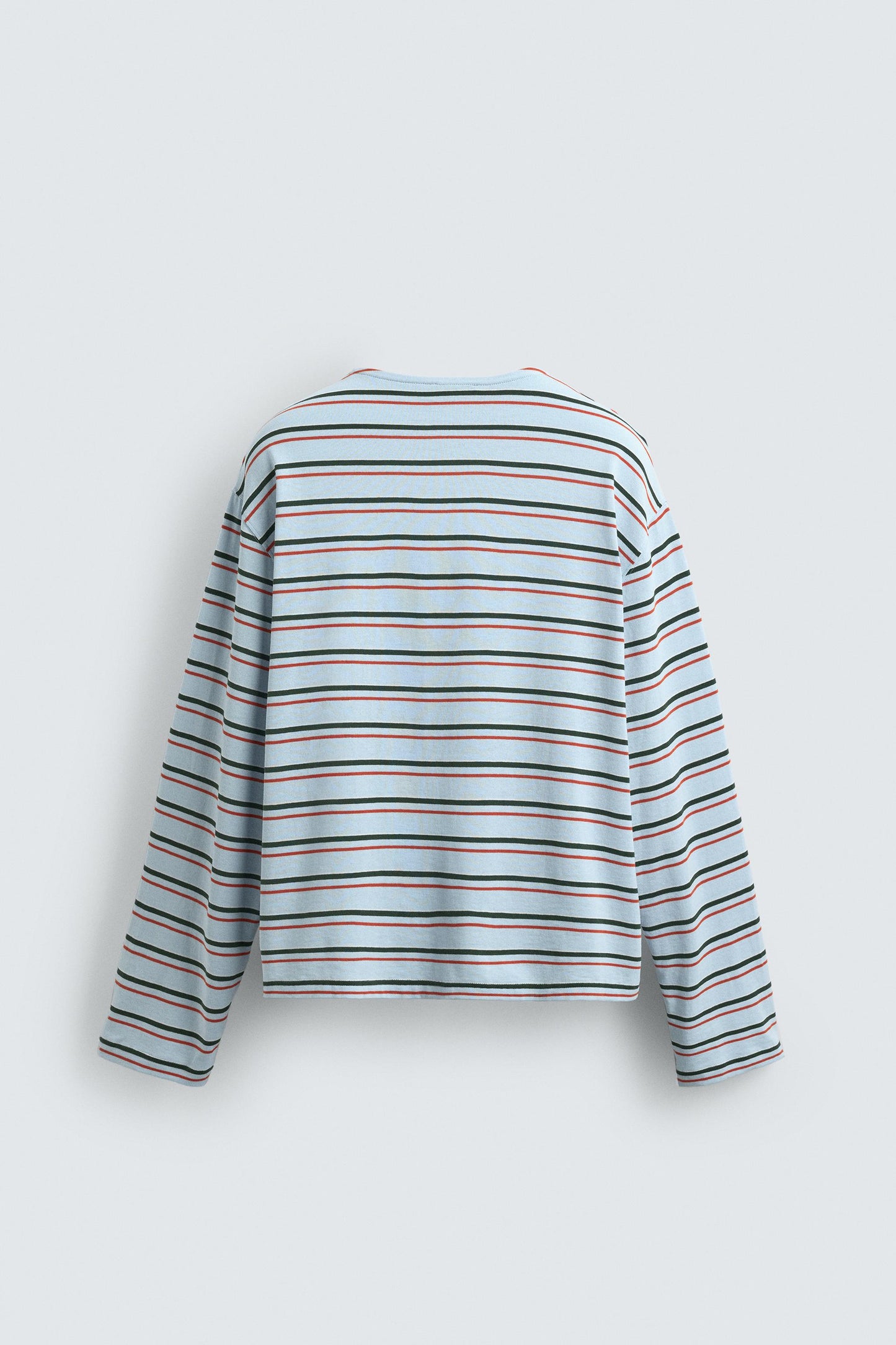 T-SHIRT JACQUARD ÀS RISCAS