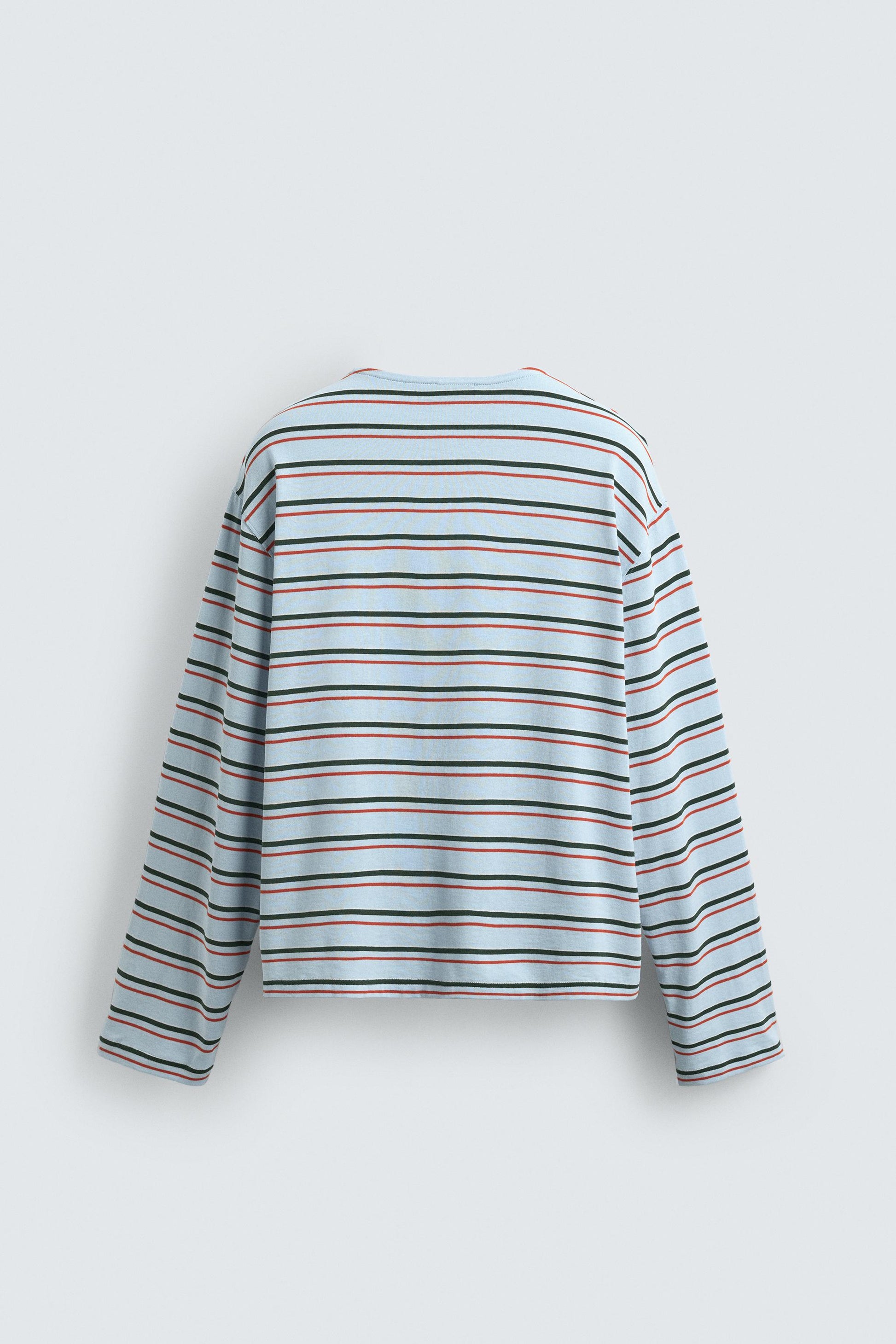 T-SHIRT JACQUARD ÀS RISCAS