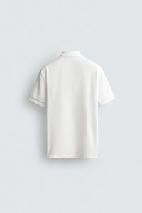 POLO REGULAR FIT JACQUARD ÀS RISCAS