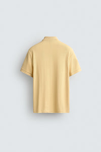 POLO REGULAR FIT JACQUARD ÀS RISCAS
