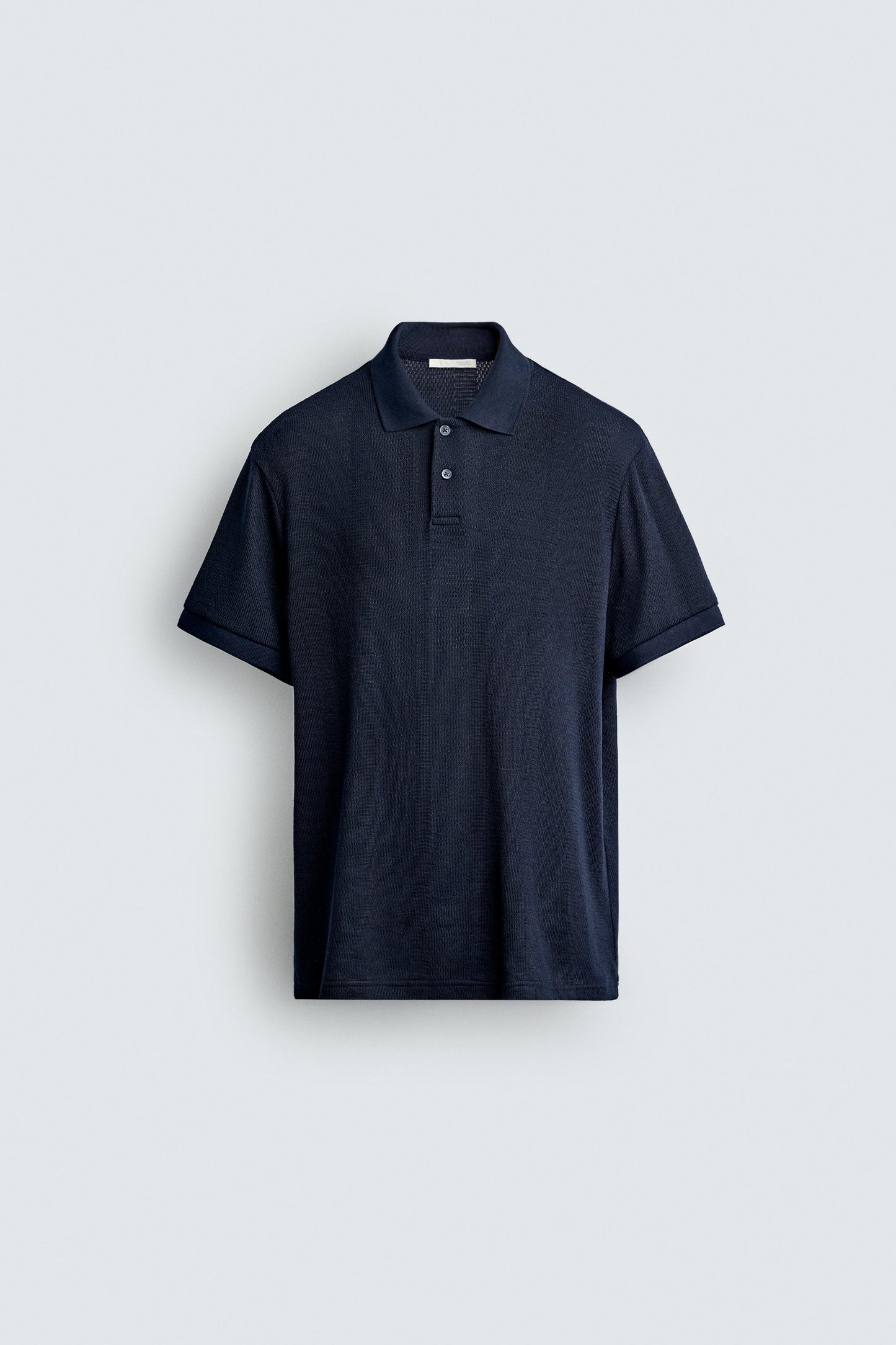 POLO REGULAR FIT JACQUARD ÀS RISCAS