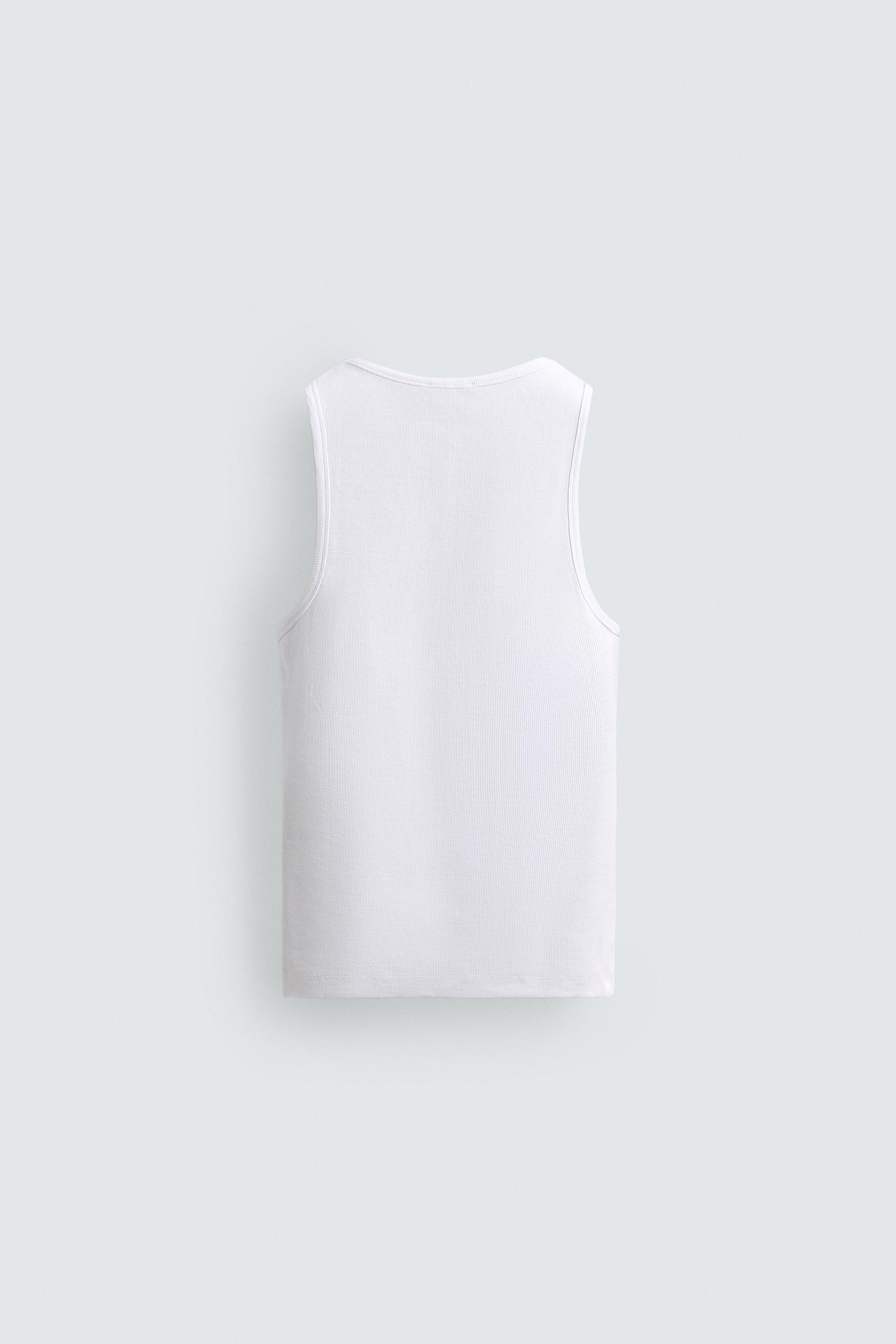 T-SHIRT TANK RIB BÁSICA