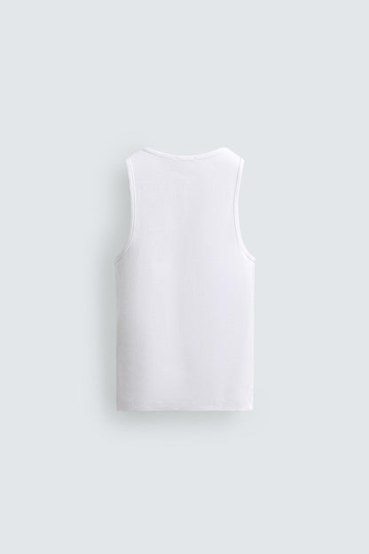 T-SHIRT TANK RIB BÁSICA
