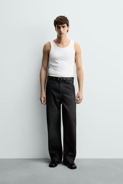 T-SHIRT TANK RIB BÁSICA