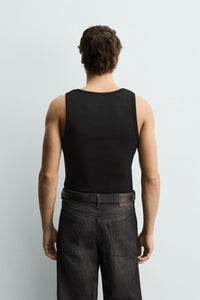 T-SHIRT TANK RIB BÁSICA