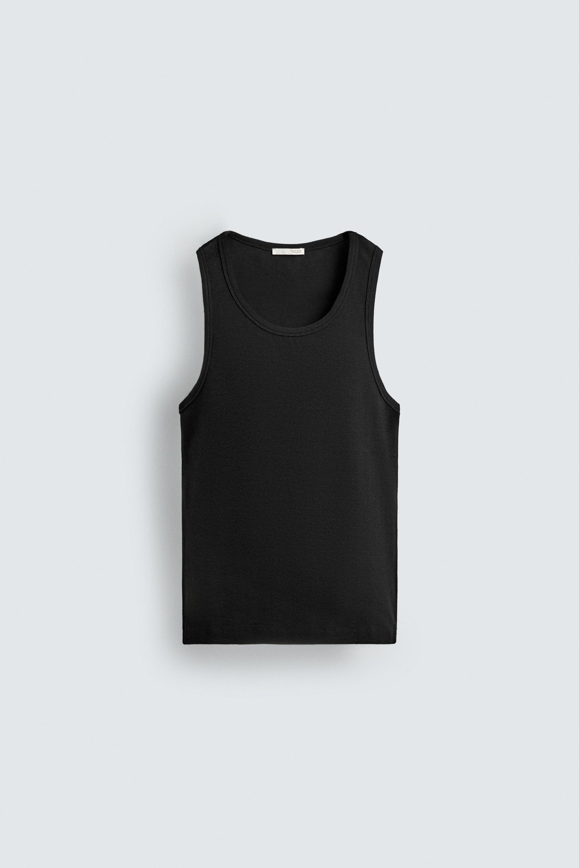 T-SHIRT TANK RIB BÁSICA