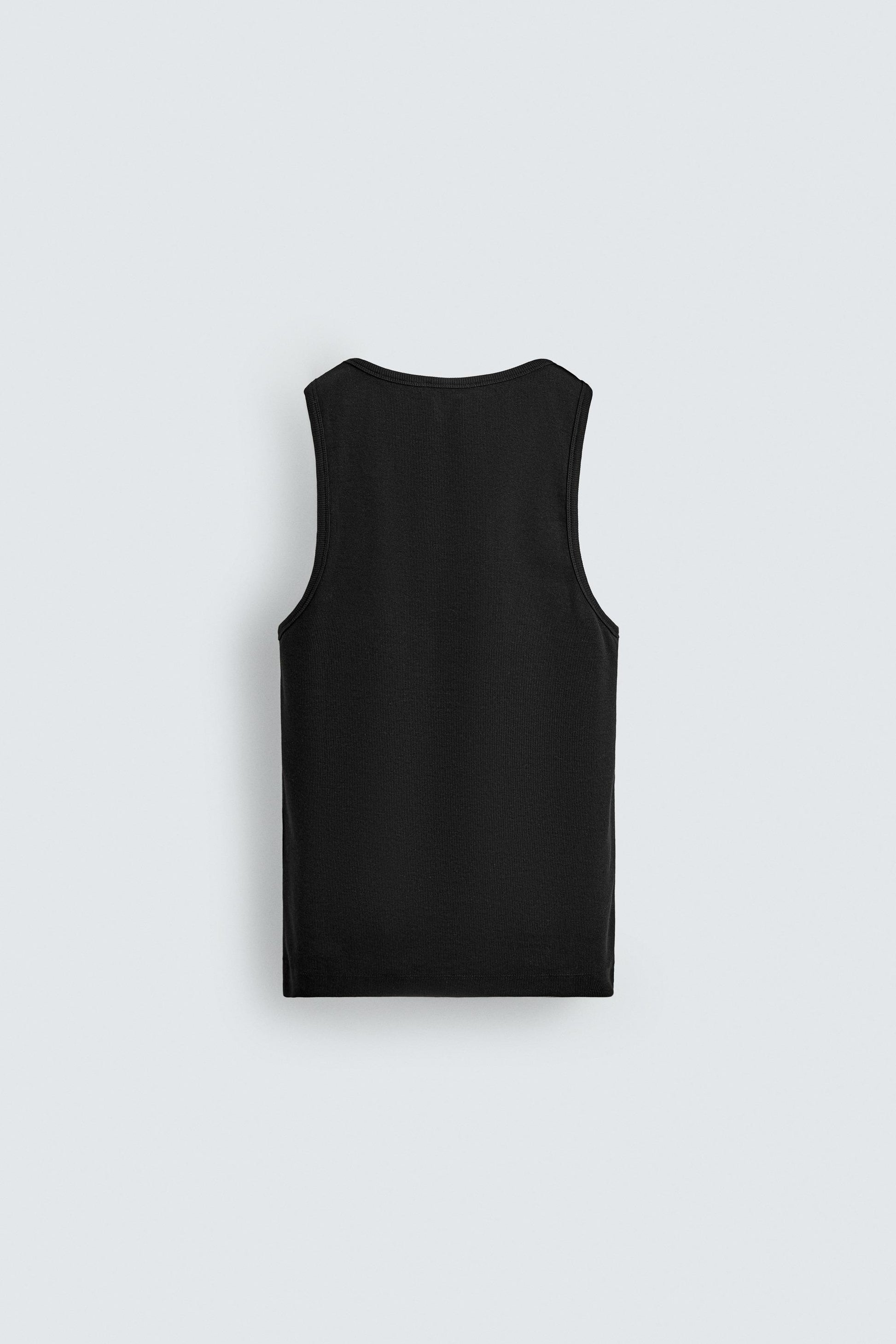 T-SHIRT TANK RIB BÁSICA