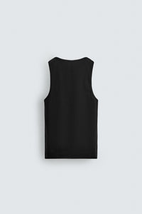 T-SHIRT TANK RIB BÁSICA