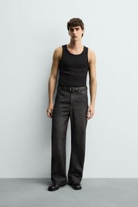 T-SHIRT TANK RIB BÁSICA
