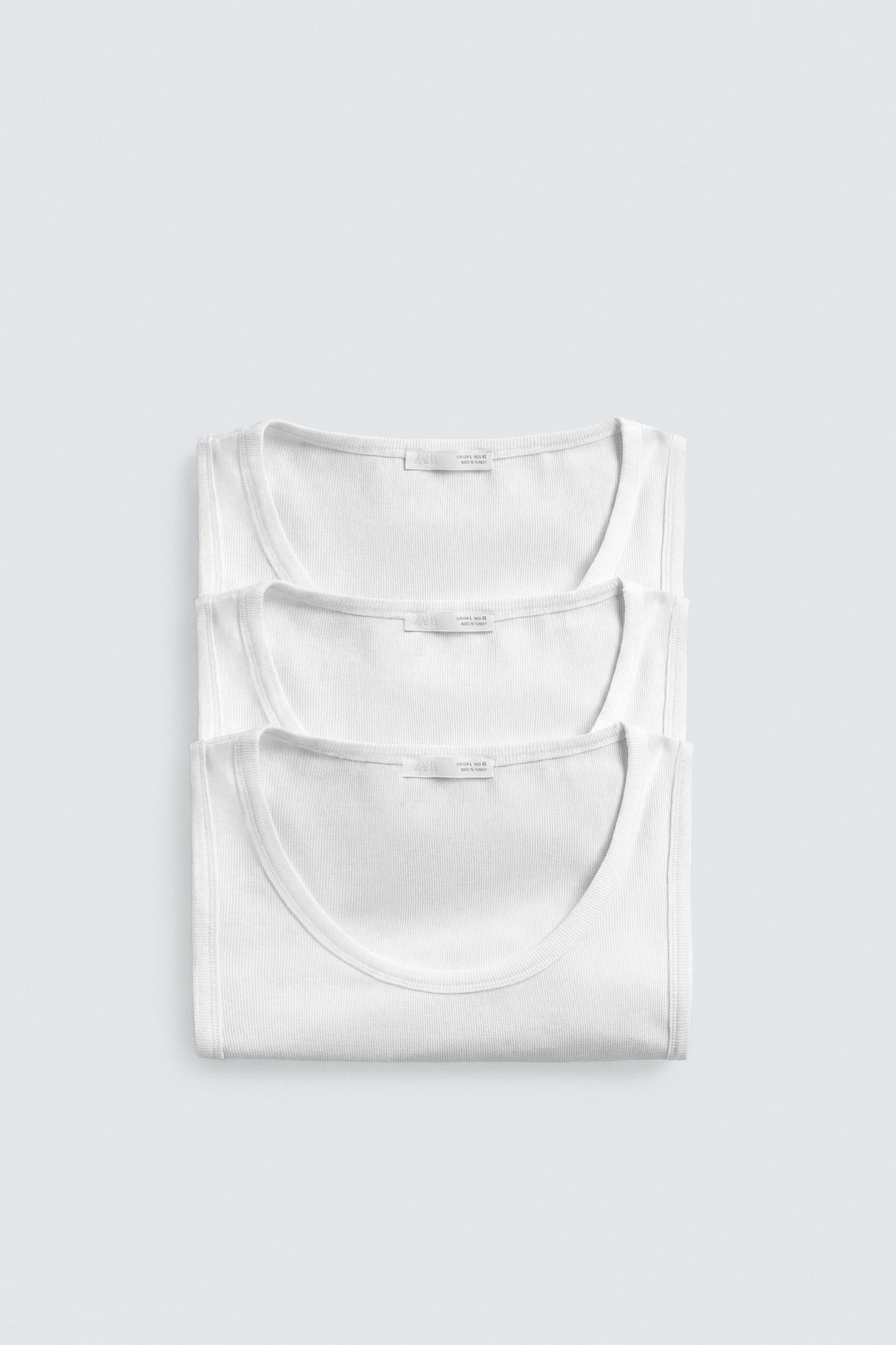 PACK DE 3 T-SHIRTS TANK BÁSICAS